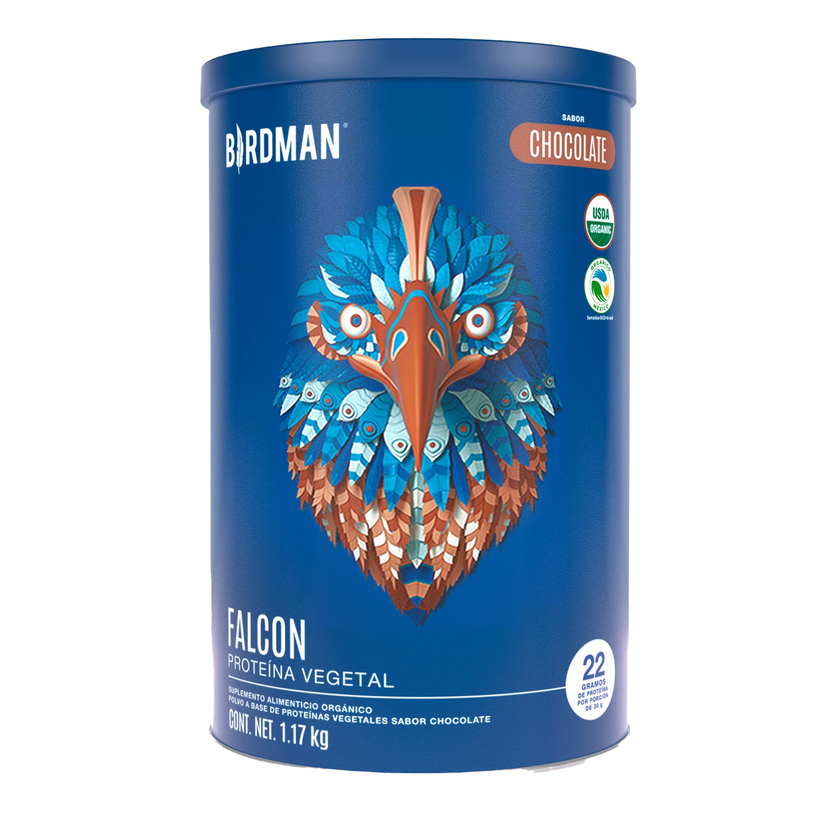 Falcon Proteína Vegetal Chocolate 1.17 kg Birdman