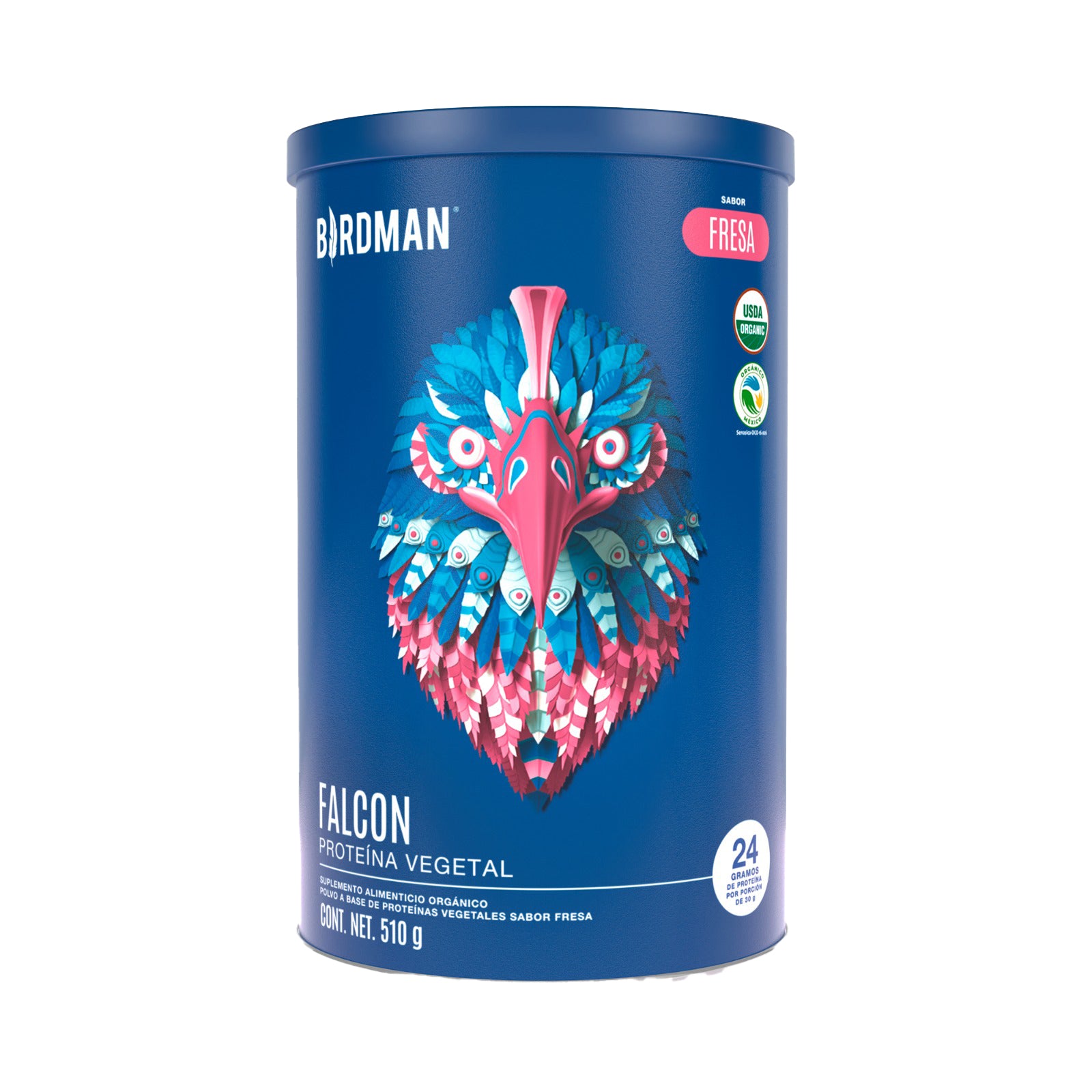 Falcon Proteína Vegetal Fresa 510 gr Birdman