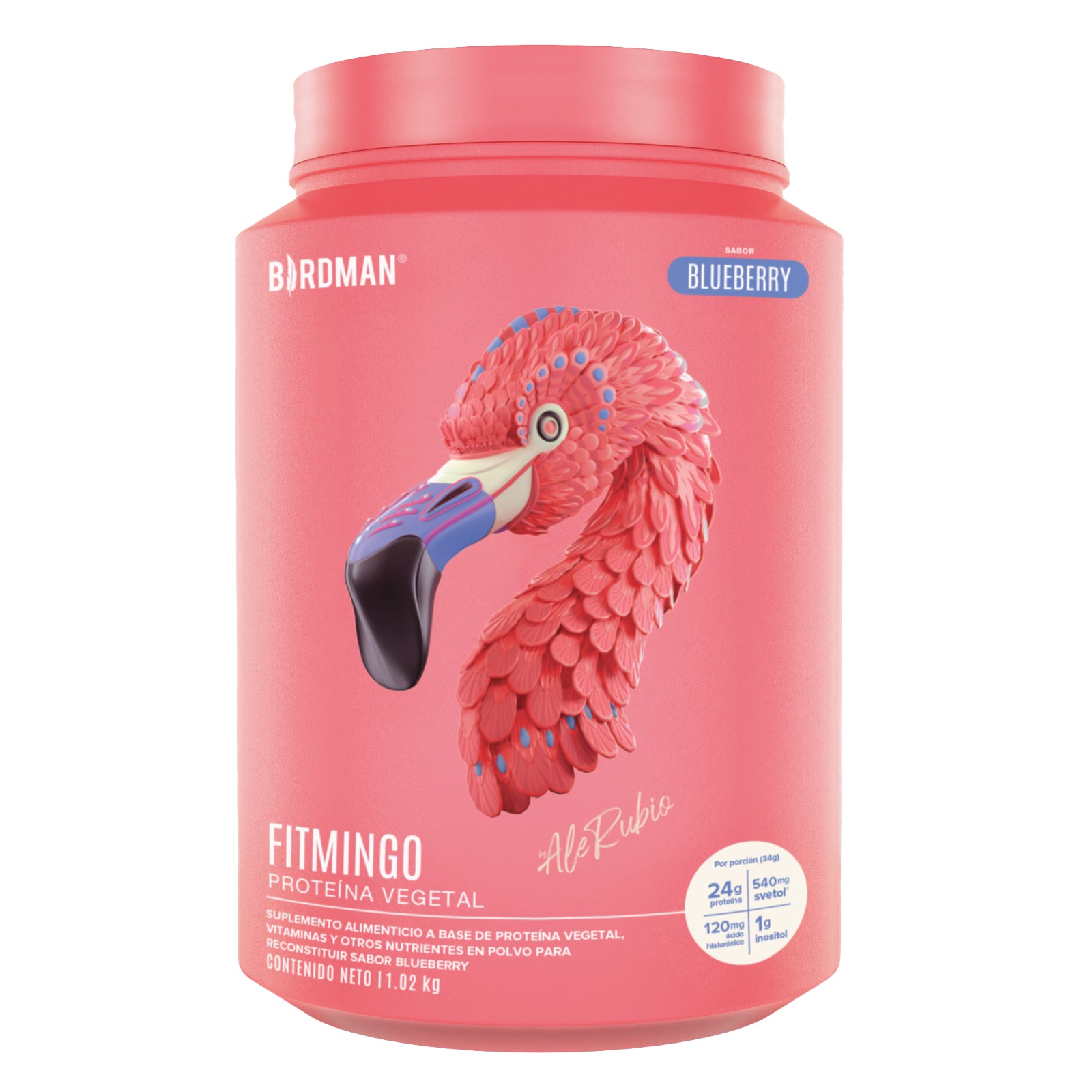 Fitmingo Proteína Vegetal Blueberry 1.02 Kg Birdman