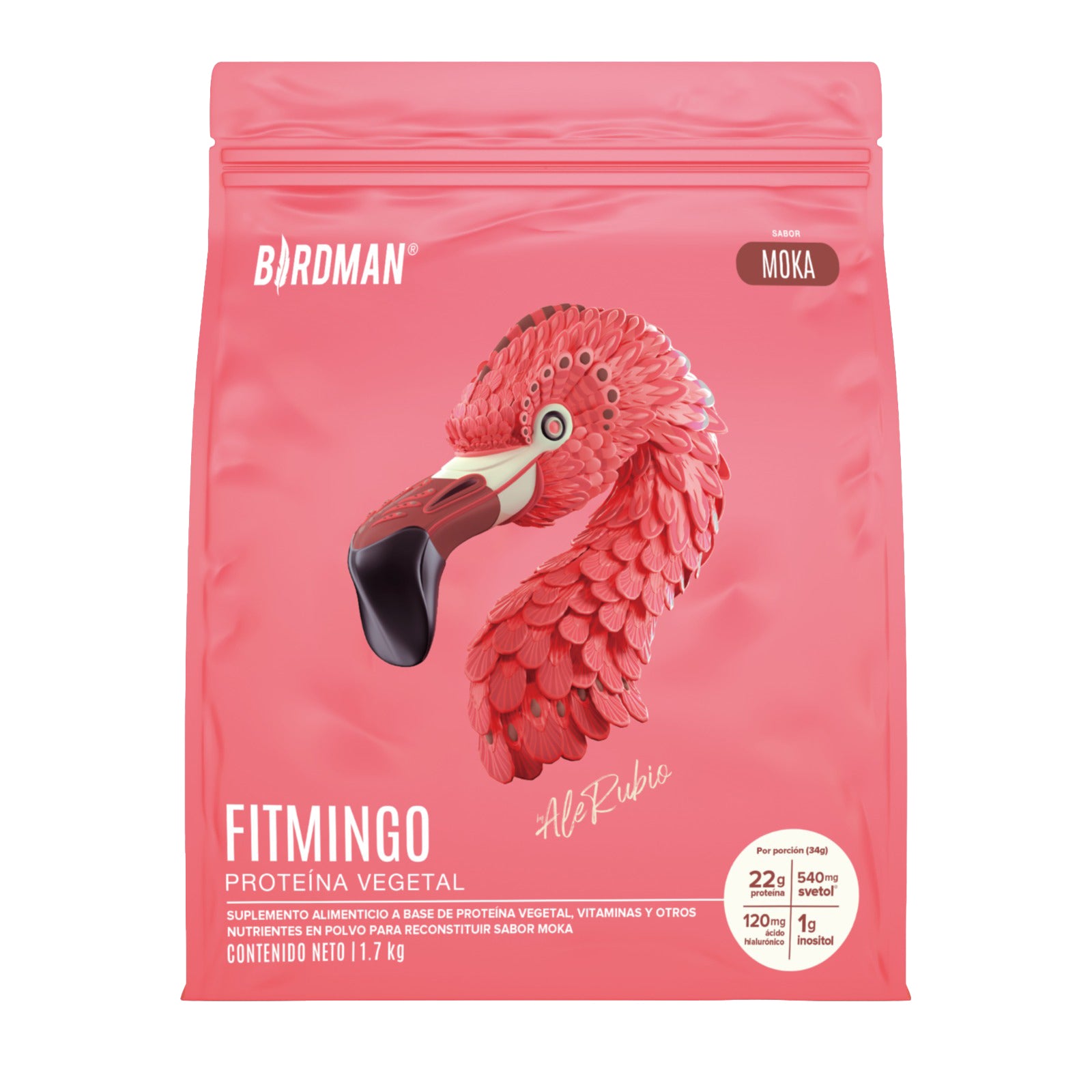 Fitmingo Proteína Vegetal Moka 1.7 Kg Birdman