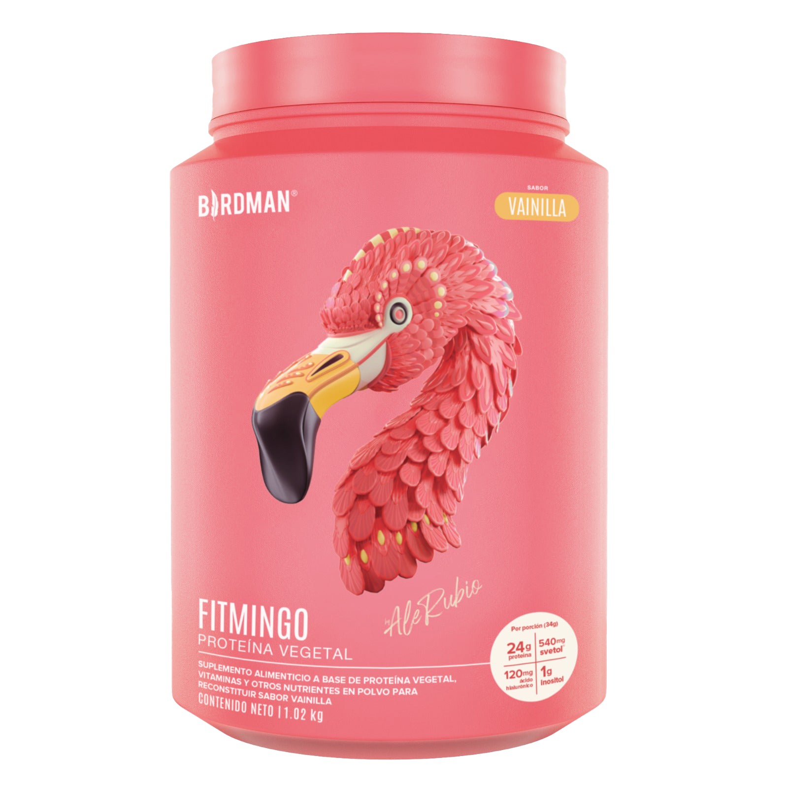 Fitmingo Proteína Vegetal Vainilla 1.02 Kg Birdman